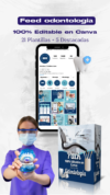 Pack plantillas editables en canva, Nicho Odontologia