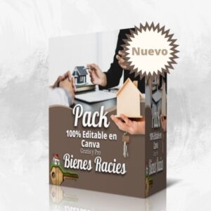 Pack 100% editable en Canva/Bienes raíces